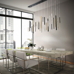 Santana Linear Multi Light Pendant by Eurofase