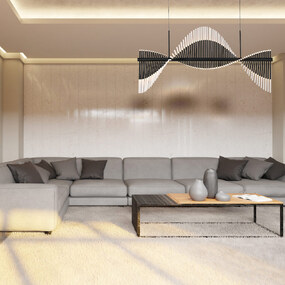 Voltik Linear Chandelier by Eurofase