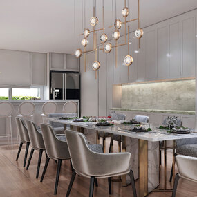 Barletta Linear Chandelier by Eurofase