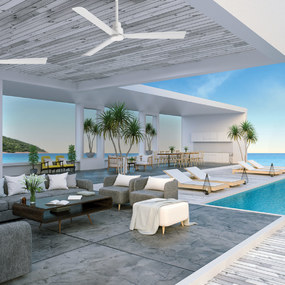 Simple Indoor / Outdoor Ceiling Fan