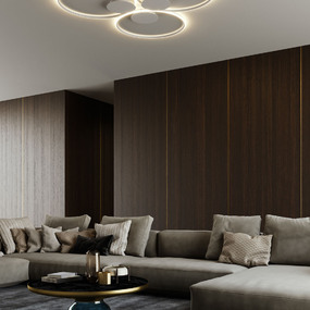 Olympic Wall / Ceiling Light by Fabbian