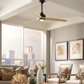 Spitfire Indoor / Outdoor Ceiling Fan with Light