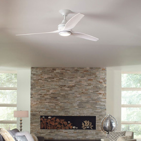 Spitfire Indoor / Outdoor Ceiling Fan with Light