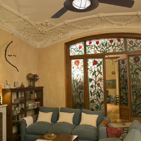Winch Ceiling Fan with Light