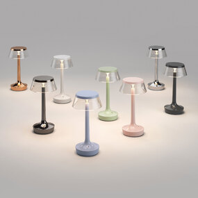 Bon Jour Unplugged Portable Table Lamp