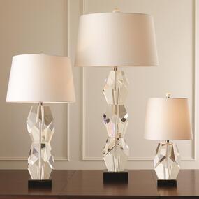Facet Block Table Lamp