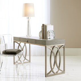 Modern Crystal Column Table Lamp