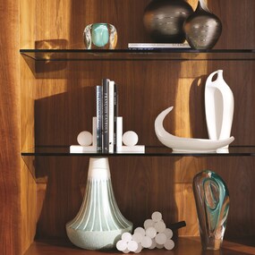 Lamb's Ear Striped Flair Vase
