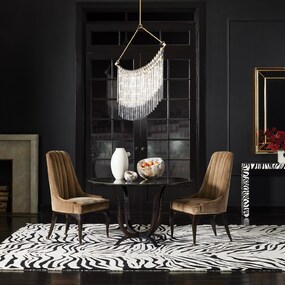 Draped Chandelier