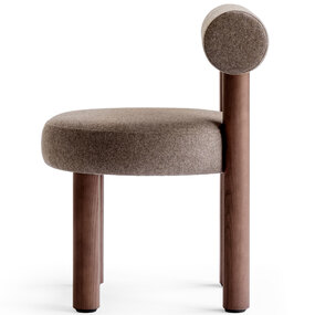 Gropius Wooden Leg Dining Chair