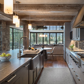 Textured Glass Pendant by Hammerton Studio