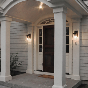 Beacon Dark Sky Outdoor Arm Wall Sconce