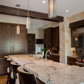 Downtown Mesh w/ Frosted Glass Pendant