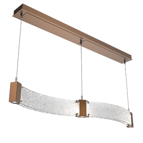 Parallel Curved 3000K Linear Pendant