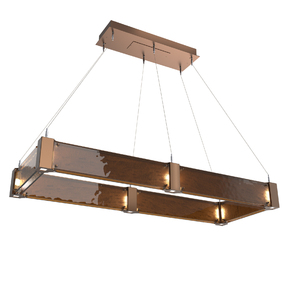 Parallel Rectangular 3000K Chandelier