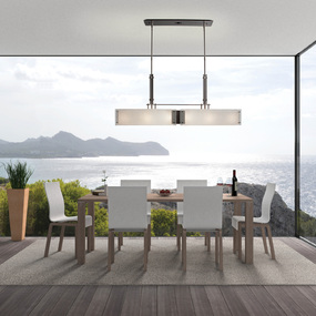 Urban Loft Trestle 3000K Linear Chandelier