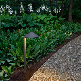 Hardy Island 12V Round Side Mount Path Light