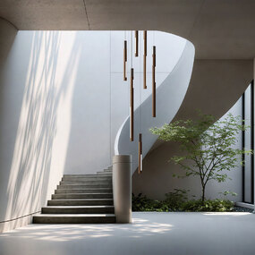 Bennington Vertical Pendant by hollis+morris