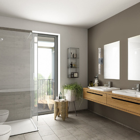 Axis Double Wall Sconce by Hammerton Studio