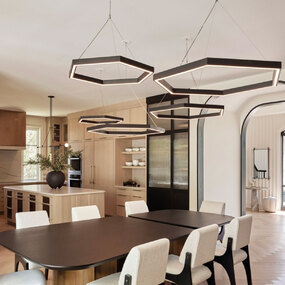 Hexagon Chandelier by hollis+morris