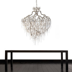 Hollywood Conical Glass Chandelier