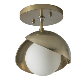 Brooklyn Double Shade Semi Flush Light