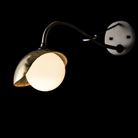Brooklyn Long Arm Single Shade Wall Sconce