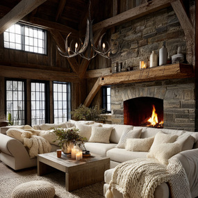 Caribou Chandelier by Hubbardton Forge