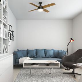 Dempsey Ceiling Fan with Light