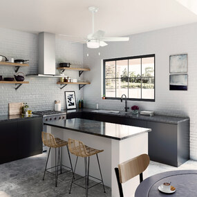 Anisten Ceiling Fan with Light by Hunter Fan