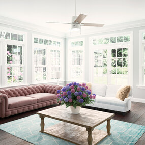 Beck Ceiling Fan with Light by Hunter Fan