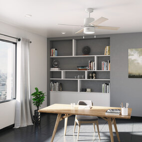 Beck Ceiling Fan with Light by Hunter Fan