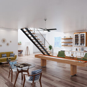 Dempsey Ceiling Fan with Light by Hunter Fan