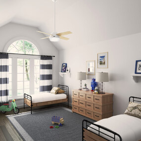 Dempsey Ceiling Fan with Light by Hunter Fan