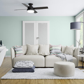 Dempsey Low Profile Ceiling Fan with Light by Hunter Fan