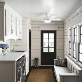 Dempsey Low Profile Ceiling Fan with Light by Hunter Fan