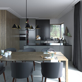 Grove Isle Chandelier by Hunter Fan