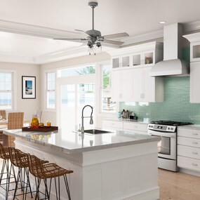 Hartland Ceiling Fan with Light by Hunter Fan