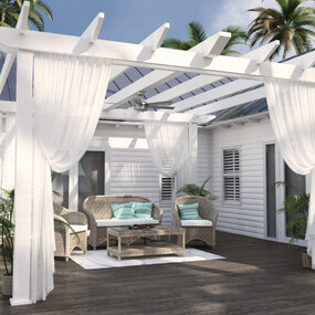 Jetty Outdoor Ceiling Fan by Hunter Fan