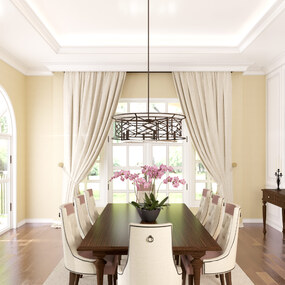 Langwood Chandelier by Hunter Fan