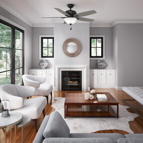 Newsome Ceiling Fan with Bowl Light