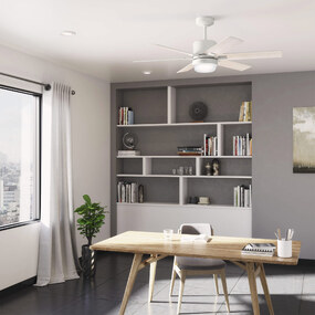 Radeon Smart Ceiling Fan with Light by Hunter Fan