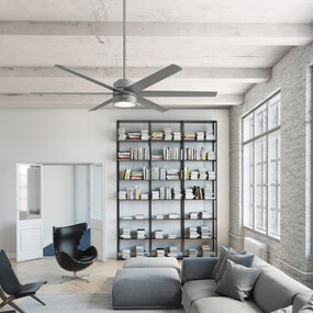 Solaria Outdoor Ceiling Fan with Light by Hunter Fan