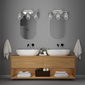 Starklake Bathroom Vanity Light by Hunter Fan