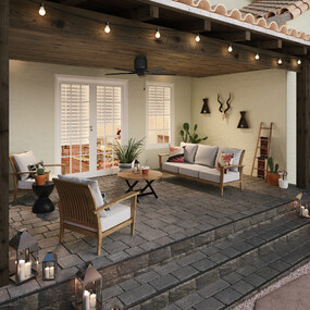 Terrace Cove Outdoor Flush Ceiling Fan by Hunter Fan