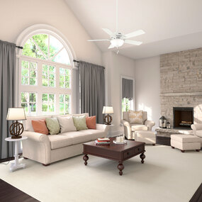 Pros Best Energy Star Ceiling Fan with Light by Hunter Fan