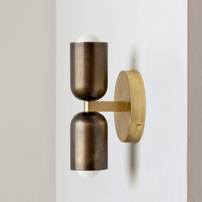 Brass Up Down Wall Sconce