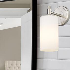 Crown Point White Wall Sconce