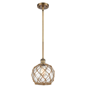 Farmhouse Rope Stem Hung Pendant