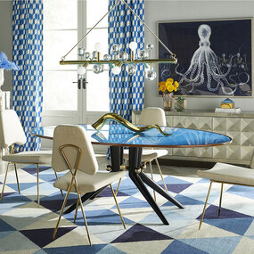 Globo Linear Chandelier by Jonathan Adler